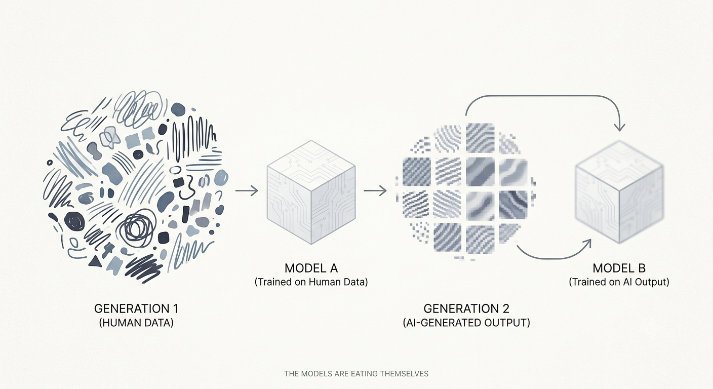 AI models consuming themselves