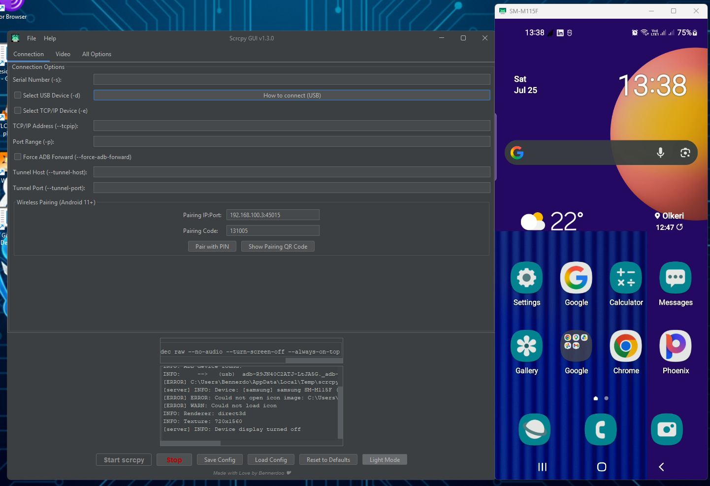 scrcpy usecase